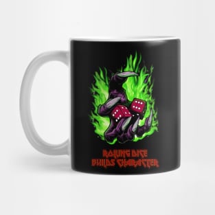 Rolling Dice Builds Character Mug